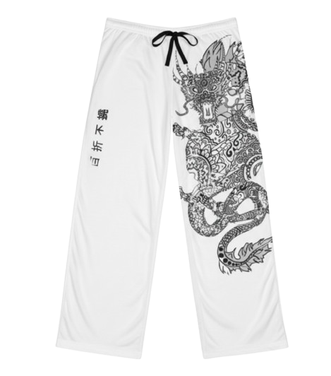 Pants Dragon White